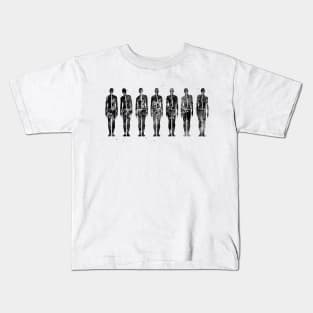 Human back shape Kids T-Shirt